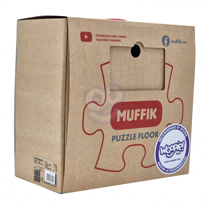 Vaikiškas ortopedinis - sensorinis kilimėlis dėlionė 5 vnt. Woopie