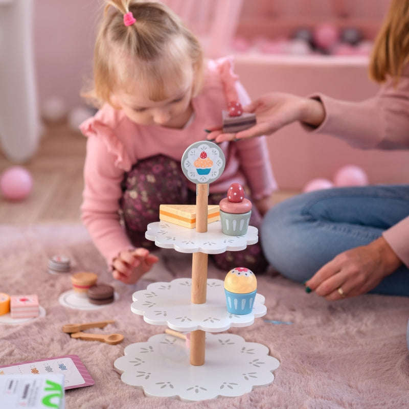 Medinis keksiukų stovas vaikams su priedais, TOOKY TOY