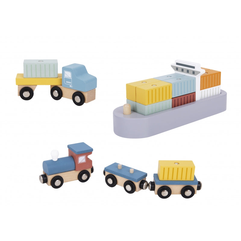 Medinis kranas su priedais, TOOKY TOY