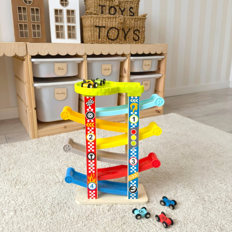 "TOOKY TOY" spalvinga automobilių trasa