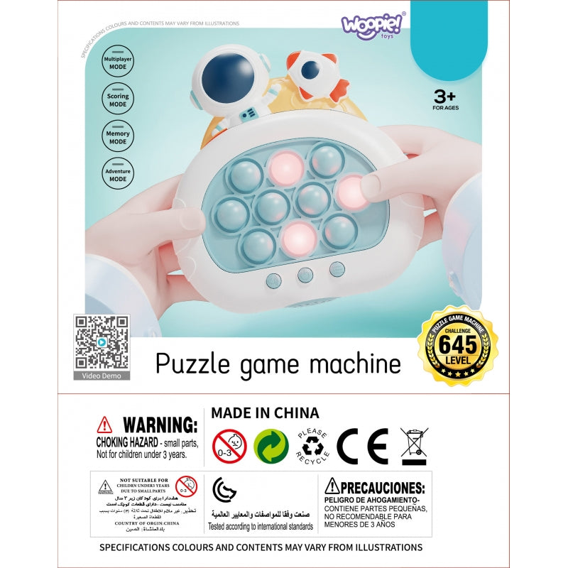 Antistresinis žaidimas POP IT su garso efektais, kosmosas, WOOPIE