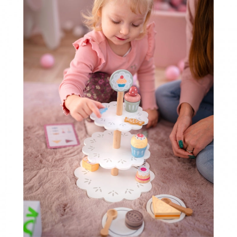 Medinis keksiukų stovas vaikams su priedais, TOOKY TOY