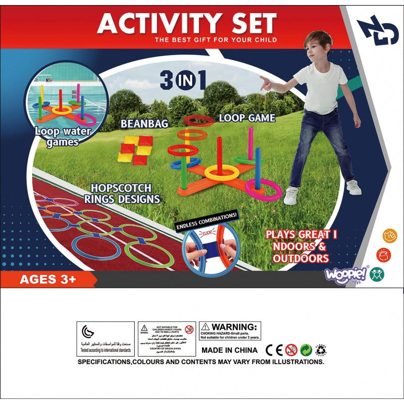 Vikrumo žaidimų rinkinys 3in1, WOOPIE