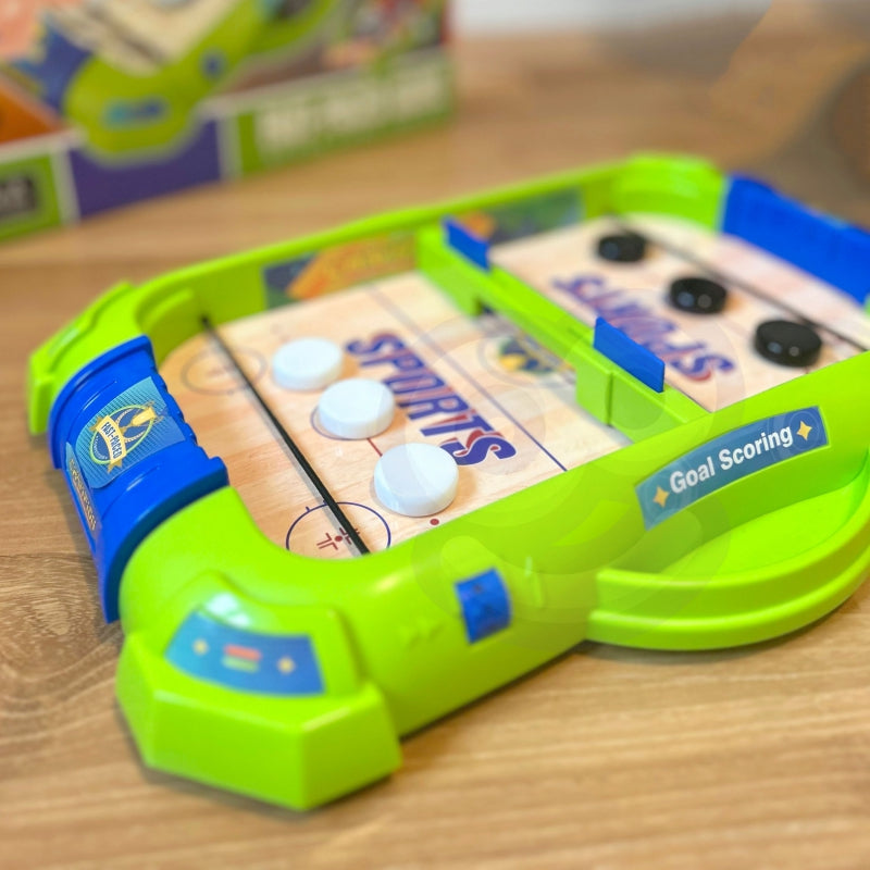 Arkadinis stalo mini ledo ritulio žaidimas 2in1, WOOPIE