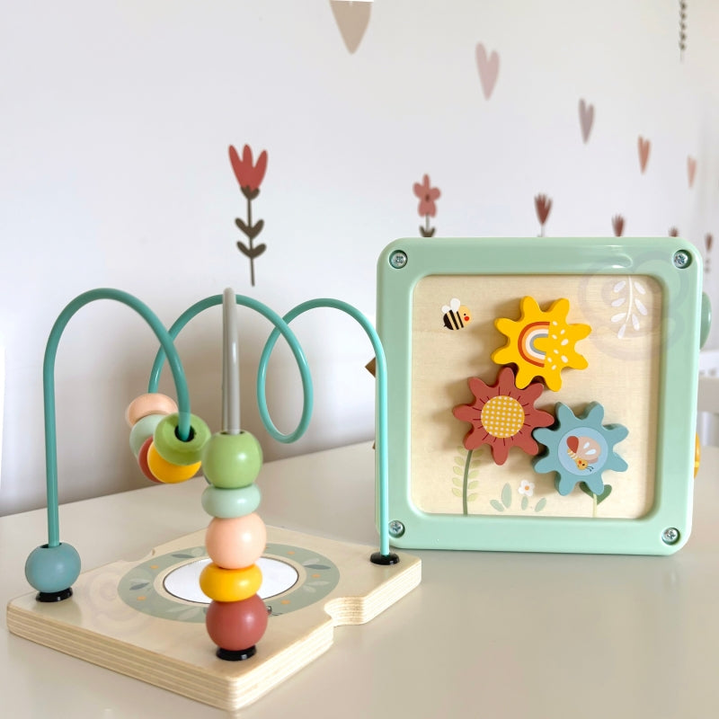 Daugiafunkcinis medinis veiklos kubas vaikams, WOOPIE GREEN