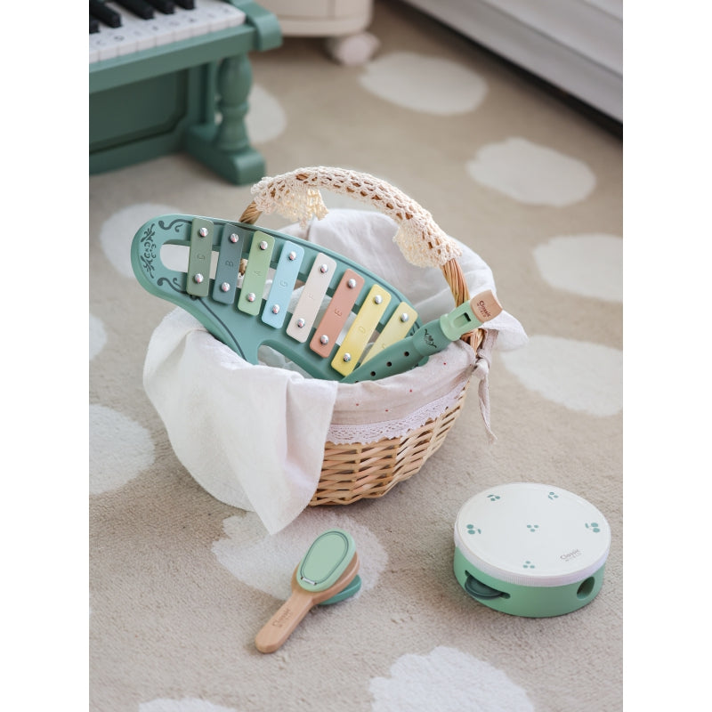 Medinių vintažinių muzikos instrumentų rinkinys, CLASSIC WORLD