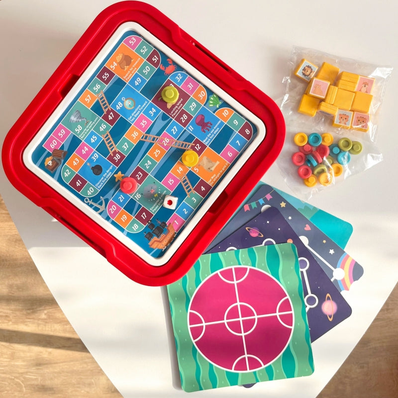 Žaidimų stalas vaikams su žaidimais 10in1, WOOPIE