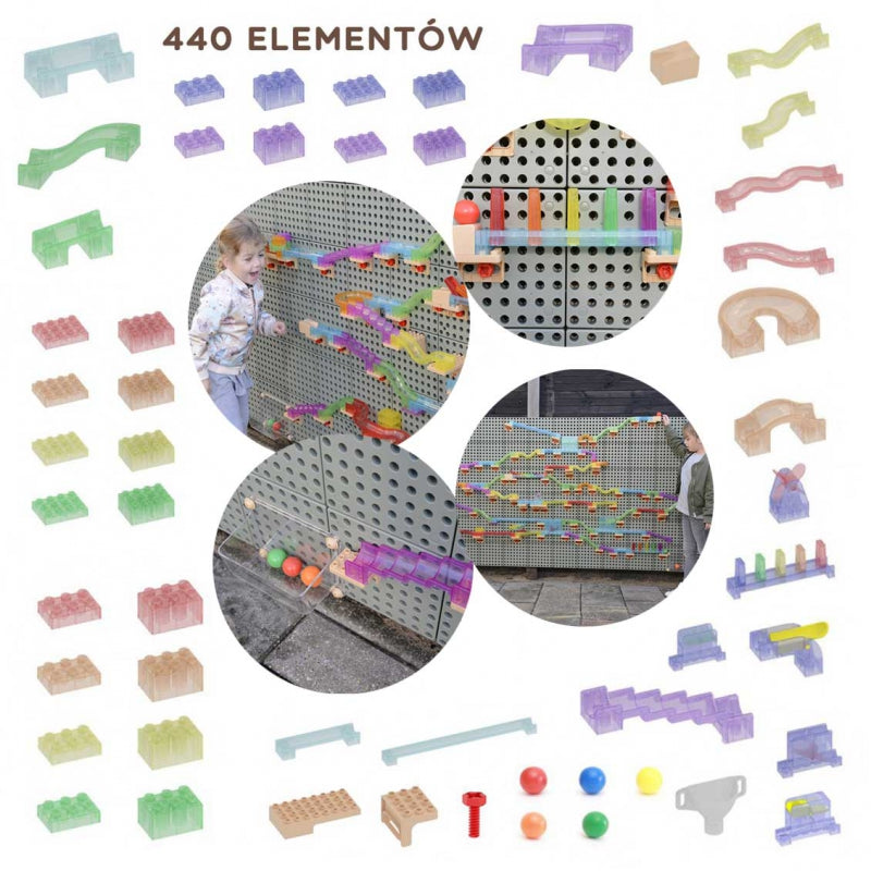 MASTERKIDZ STEM lentos priedai, 440vnt.