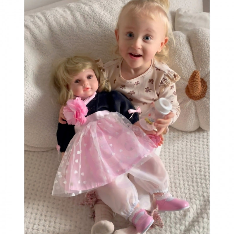 Lėlė su garso efektais, rožinė, WOOPIE