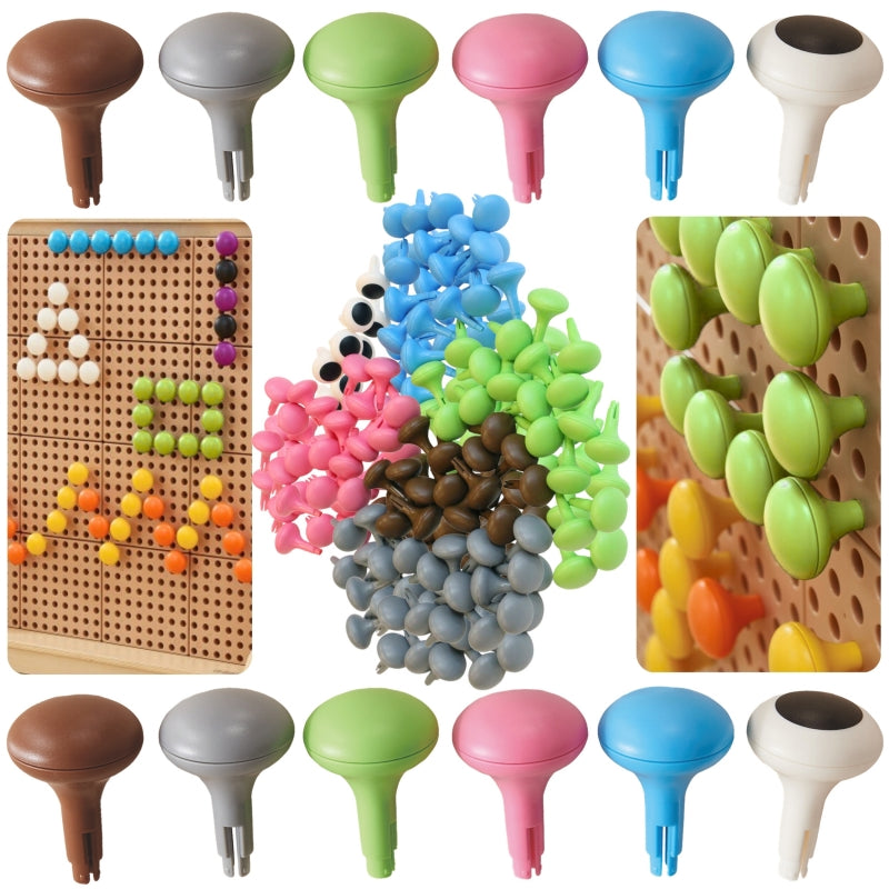 Spalvoti vamzdeliai STEM lentoms, 128 vnt. MASTERKIDZ