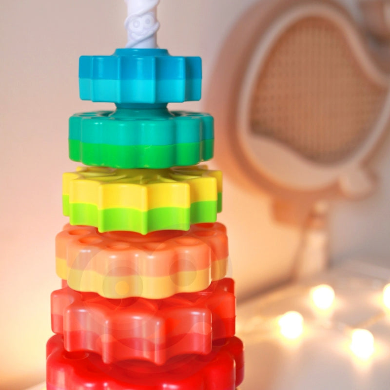 Lavinamasis susukamas bokštas vaikams "Žvaigždės", WOOPIE