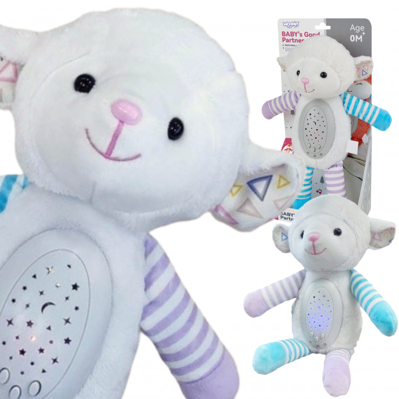 Interaktyvi pliušinė avelė 2in1 projektorius WOOPIE BABY