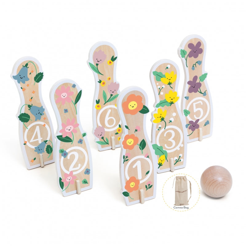 Mediniai kėgliai vaikams „Boulingas“, Classic World