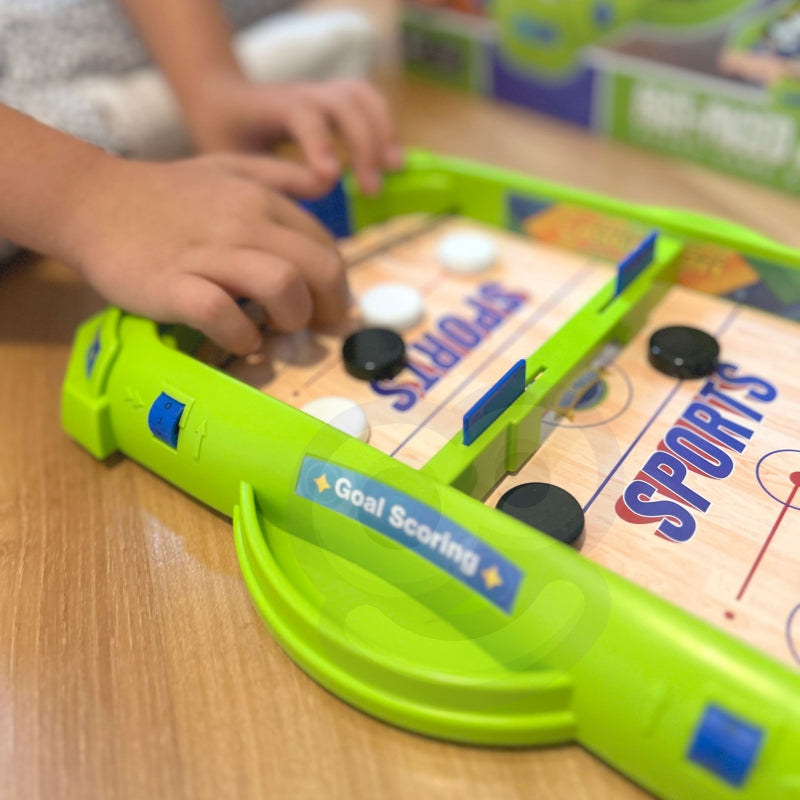 Arkadinis stalo mini ledo ritulio žaidimas 2in1, WOOPIE