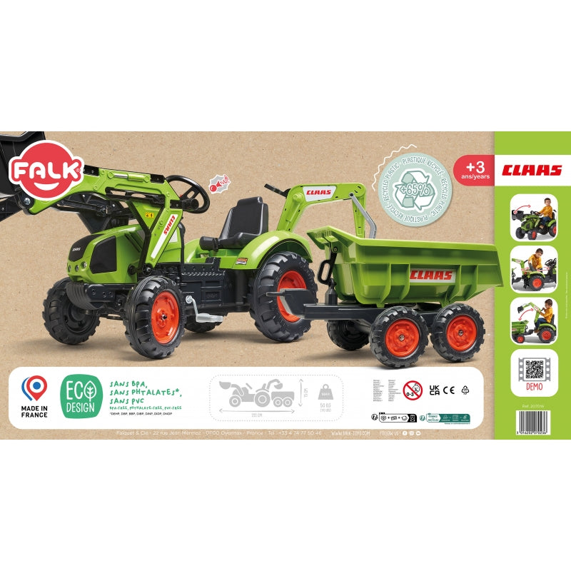 Minamas traktorius su priekaba CLAAS Falk