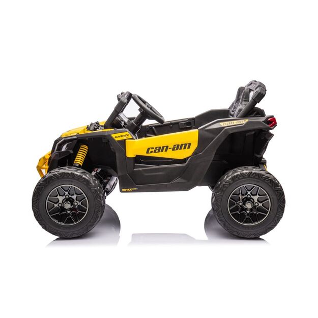Vienvietis elektrinis bagis vaikams Can-am DK-CA003, geltonas
