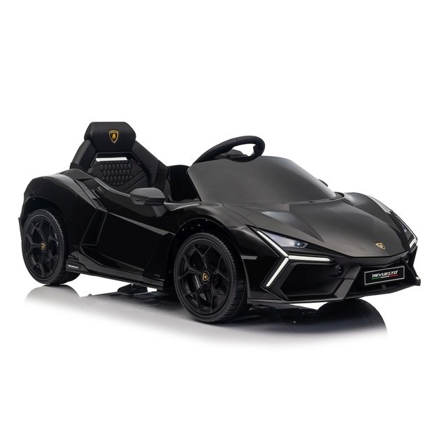 Vienvietis elektromobilis vaikams Lamborghini Revuelto, juodas