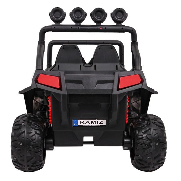 Dvivietis elektromobilis 4x4 bagis Grand Buggy, baltas