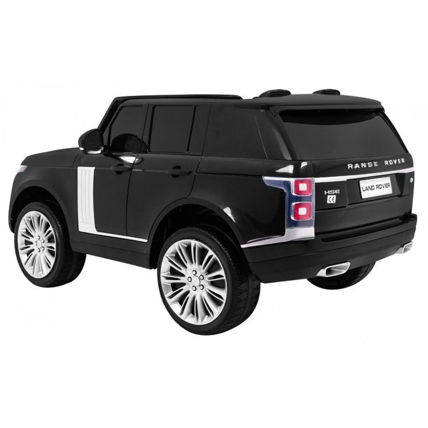 Dvivietis elektromobilis vaikams Range Rover HSE 4x4, juodas