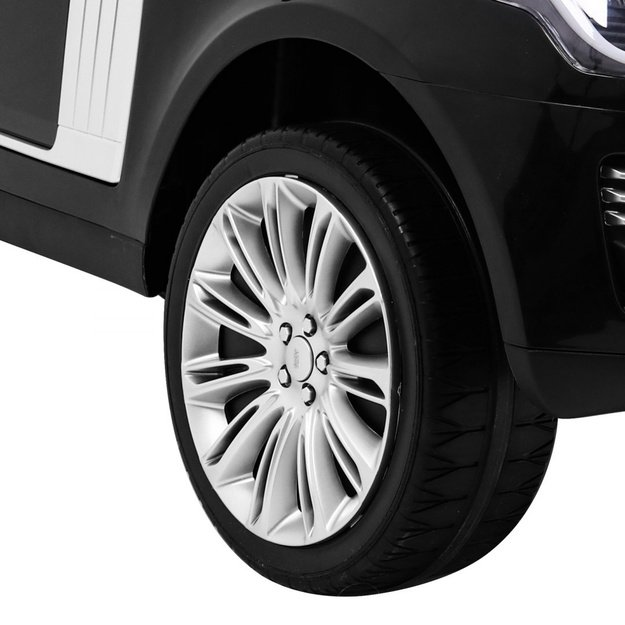 Dvivietis elektromobilis vaikams Range Rover HSE 4x4, juodas