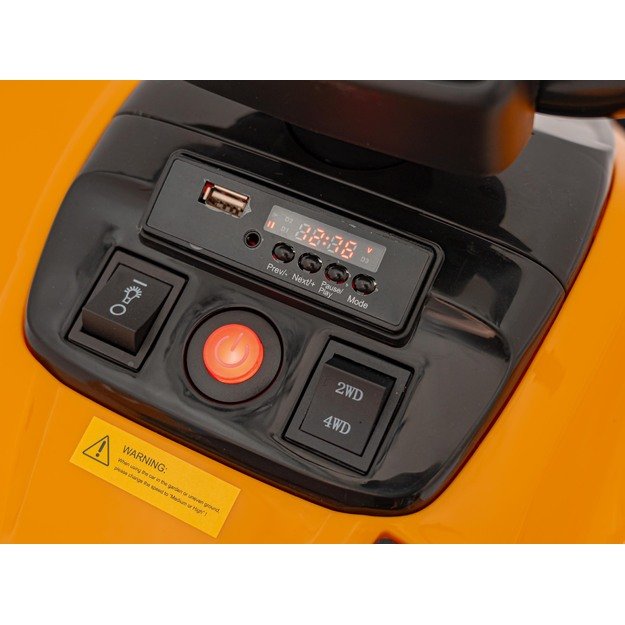 Elektrinis keturratis Mclaren Racing MCL 35, oranžinis