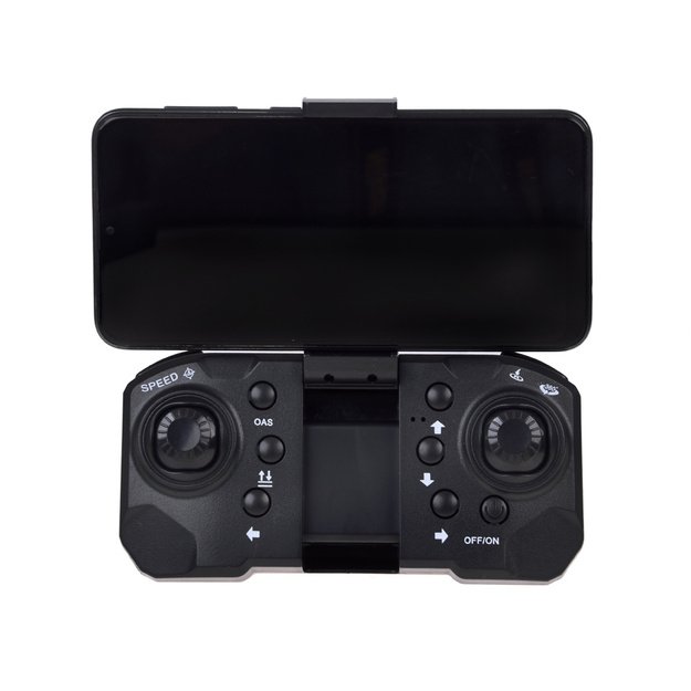 Nuotoliniu būdu valdomas dronas Quadrocopter Flying, juodas 9