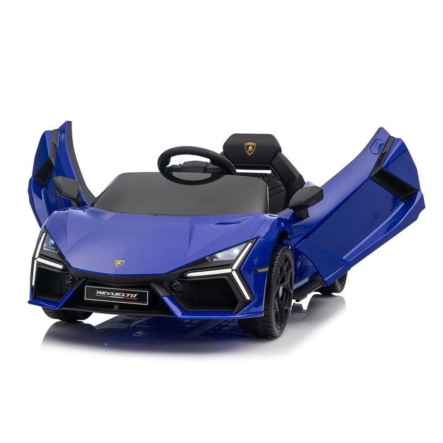 Vienvietis elektromobilis vaikams Lamborghini Revuelto, mėlynas