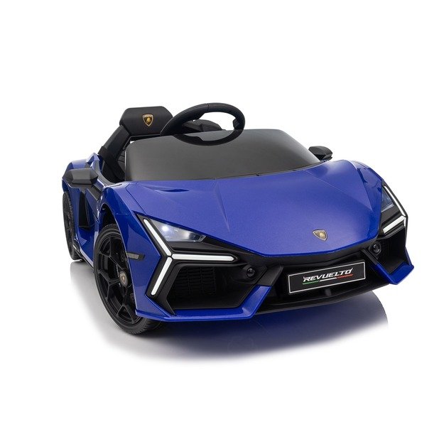 Vienvietis elektromobilis vaikams Lamborghini Revuelto, mėlynas