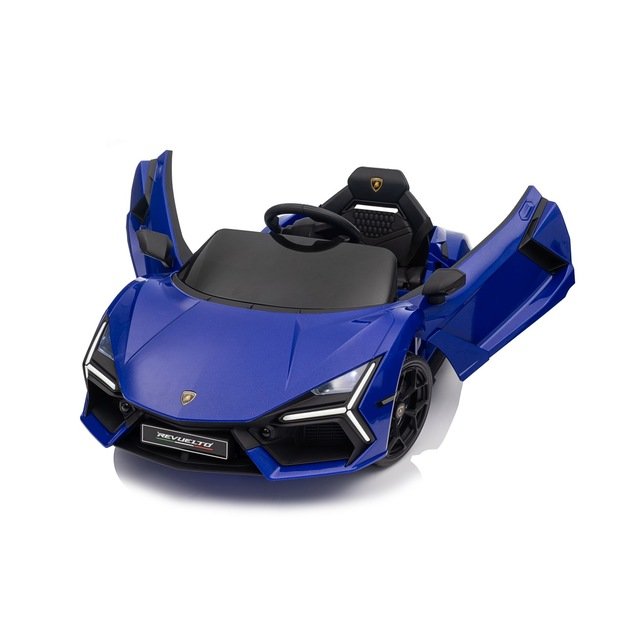Vienvietis elektromobilis vaikams Lamborghini Revuelto, mėlynas