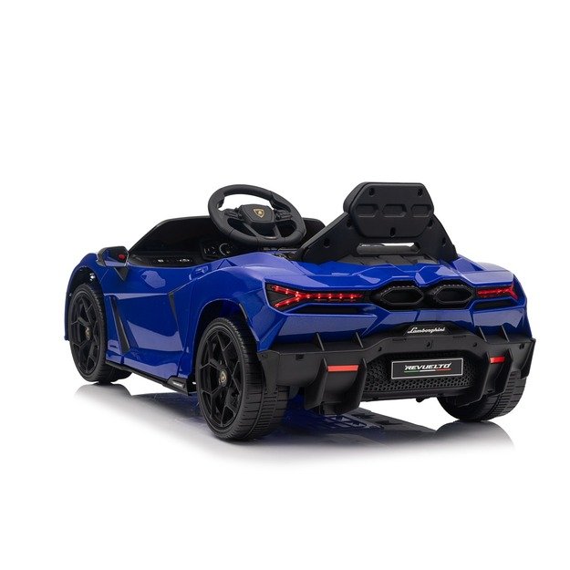 Vienvietis elektromobilis vaikams Lamborghini Revuelto, mėlynas