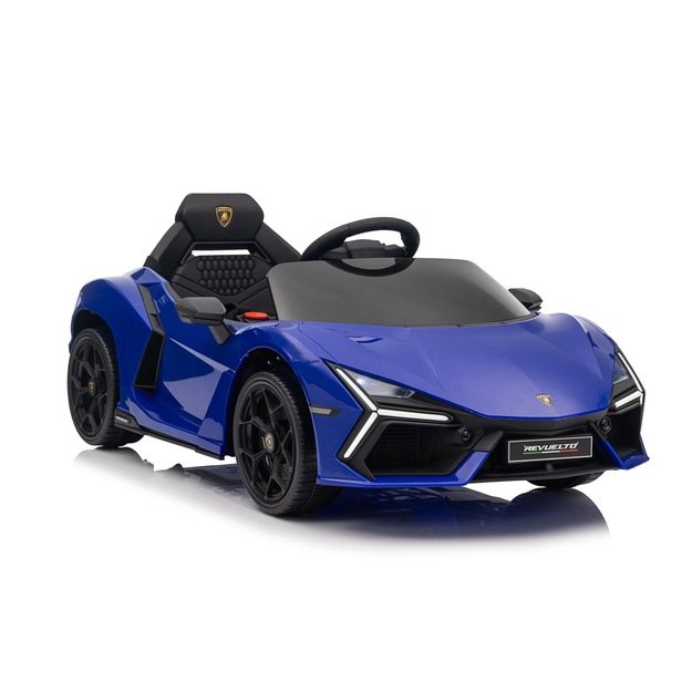 Vienvietis elektromobilis vaikams Lamborghini Revuelto, mėlynas