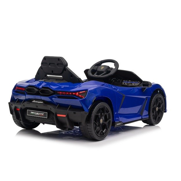 Vienvietis elektromobilis vaikams Lamborghini Revuelto, mėlynas