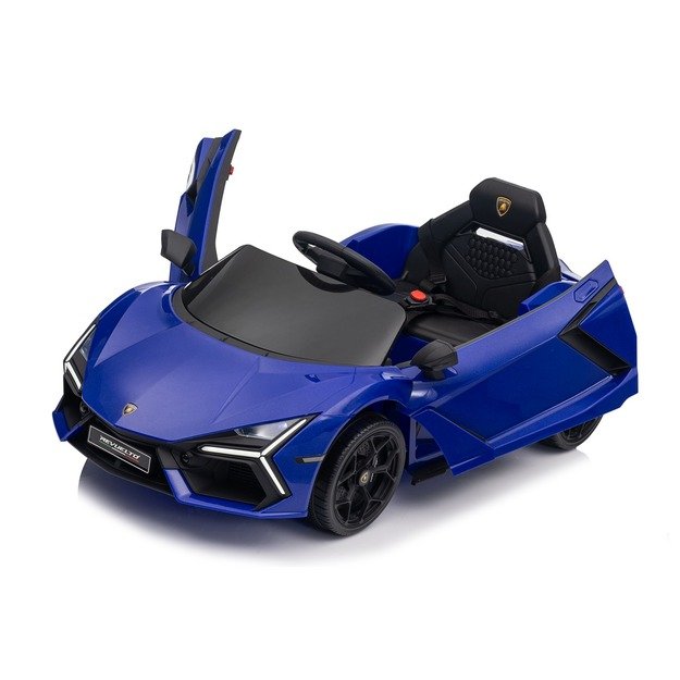 Vienvietis elektromobilis vaikams Lamborghini Revuelto, mėlynas