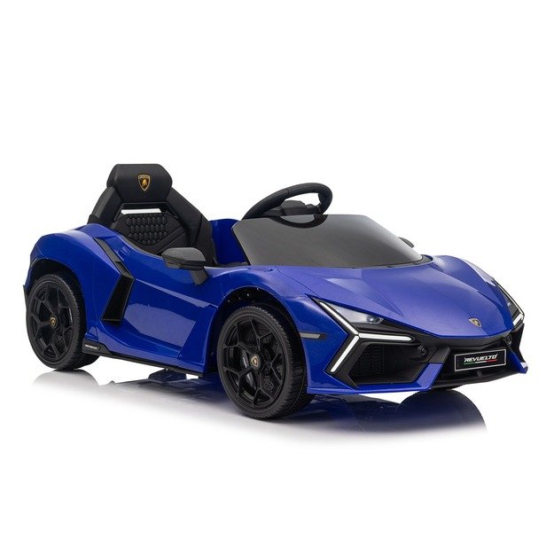 Vienvietis elektromobilis vaikams Lamborghini Revuelto, mėlynas