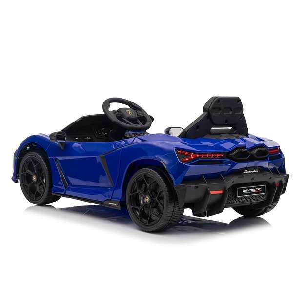 Vienvietis elektromobilis vaikams Lamborghini Revuelto, mėlynas