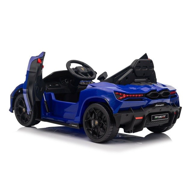 Vienvietis elektromobilis vaikams Lamborghini Revuelto, mėlynas