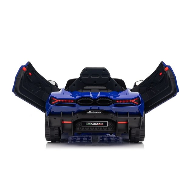 Vienvietis elektromobilis vaikams Lamborghini Revuelto, mėlynas