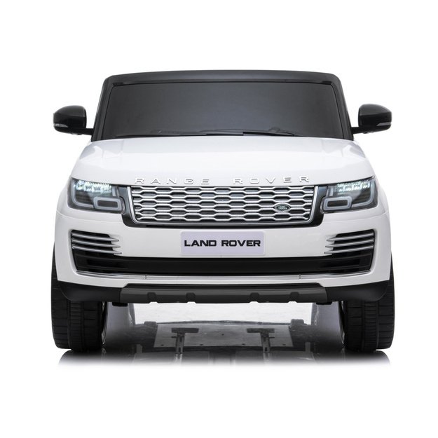 Dvivietis elektromobilis vaikams Range rover, baltas