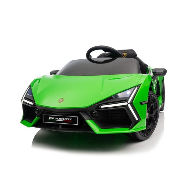 Vienvietis elektromobilis vaikams Lamborghini Revuelto, žalias