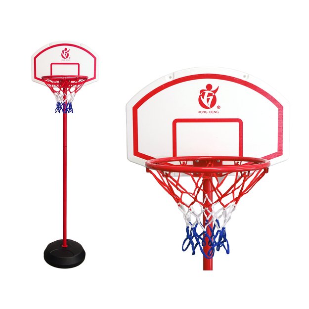 Krepšinio stovas su lanku ir kamuoliu