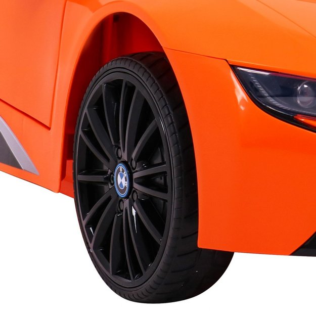 Vienvietis elektromobilis vaikams BMW I8 Lift, oranžinis