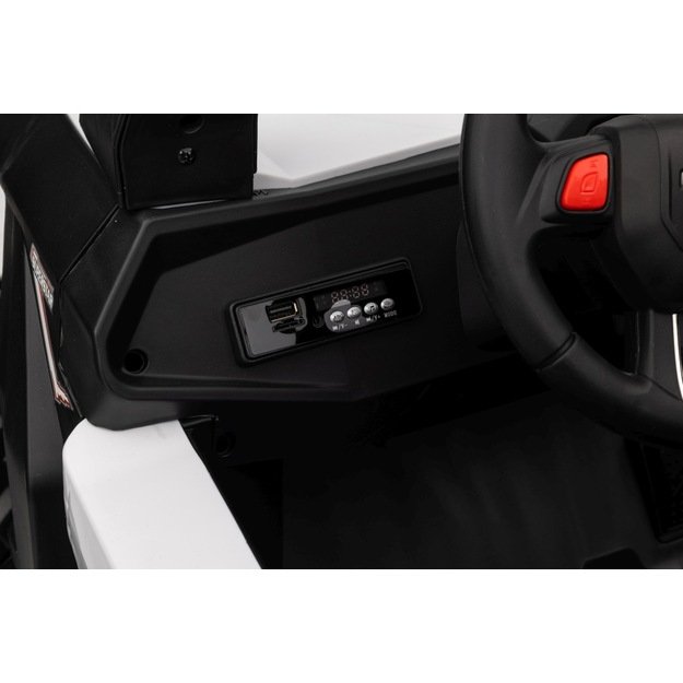 Dvivietis elektrinis bagis vaikams UTV-MX 2000N, baltas