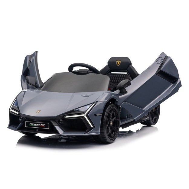 Vienvietis elektromobilis vaikams Lamborghini Revuelto, pilkas