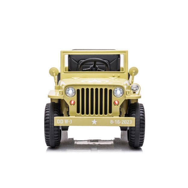 Vienvietis elektromobilis džipas JH-103 Khaki 4x4