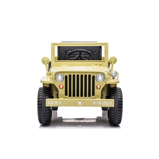 Vienvietis elektromobilis džipas JH-103 Khaki 4x4