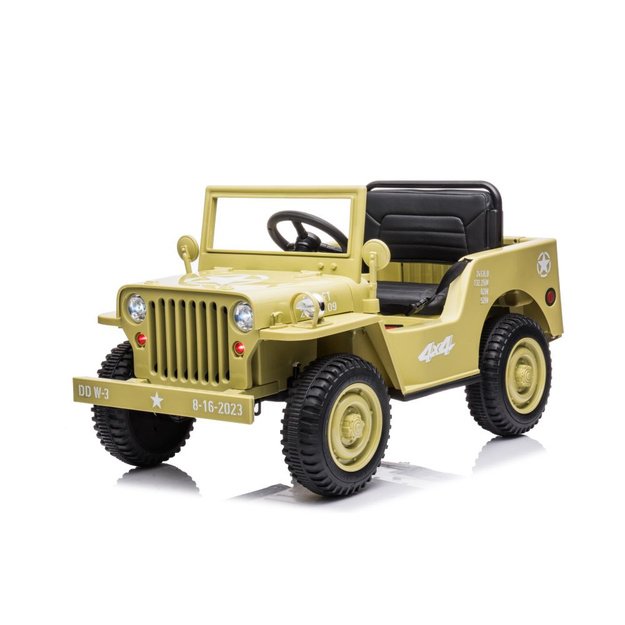 Vienvietis elektromobilis džipas JH-103 Khaki 4x4