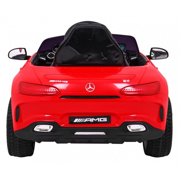 Vienvietis elektromobilis vaikams Mercedes Benz GT, raudonas