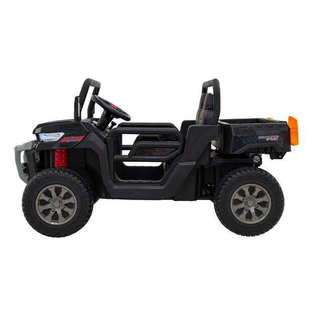 Vaikiškas dvivietis elektrinis bagis 4x4 Speed 900, juodas