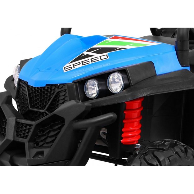 Dvivietis elektromobilis 4x4 bagis Grand Buggy, mėlynas