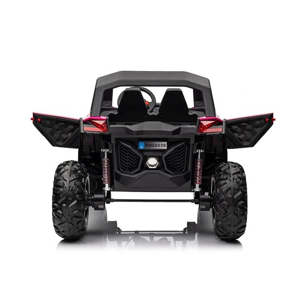 Dvivietis elektromobilis 4x4 bagis SuperStar Buggy, rožinis